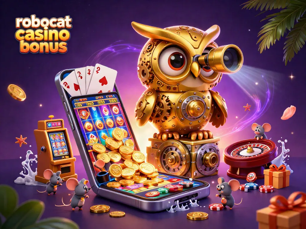 Spin the reels at Robocat Casino bonus while enjoying an immersive gaming experience.